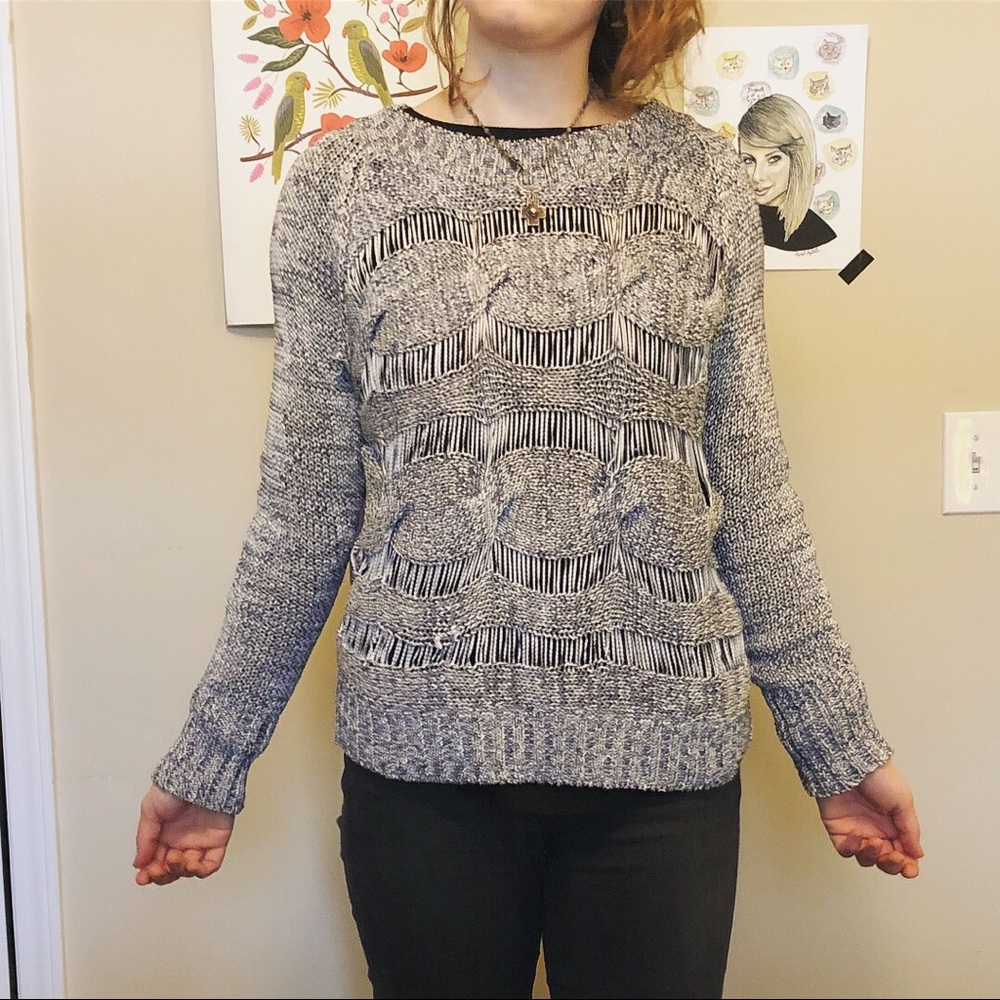 braided sweater